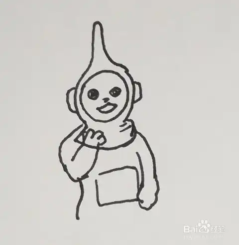 可爱的天线宝宝简笔画步骤,轻松画出
