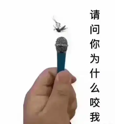 搞笑蚊子表情包,采访蚊子请问你为什么要咬我