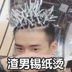 绿茶公主切发型表情包渣男锡纸烫渣女大波浪搞笑表情包下载乐游网游戏下载