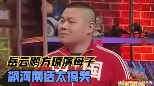 岳云鹏和方琼演母子,两人在台上飙河南话太搞笑明星说方言系列