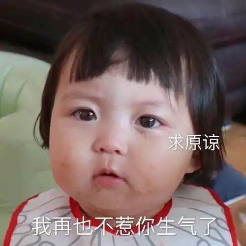 表情包求原谅,我再也不惹你生气了