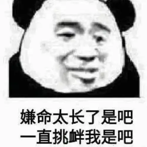 熊猫头表情包整天说早有用吗下次要说,我爱你
