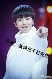求tfboys的表情包,就是图片带字的那种
