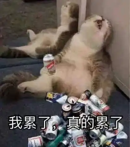 累了表情包