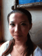 搞笑gif段子做超搞怪表情的女生