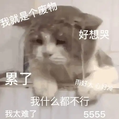 有没有能表达出实实在在悲伤的表情包