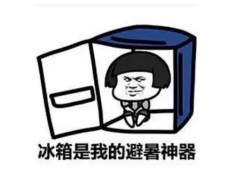 我要冷才能静高清表情包