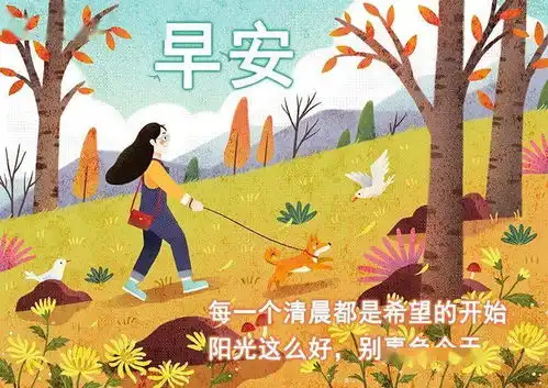 8张最新免打字聊天漂亮早上好动态表情图片带字冬天最美早上好动态表情图片