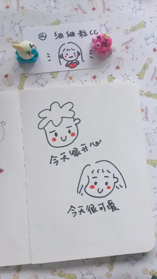 可爱有趣的表情包情侣头像,一起来画画吧
