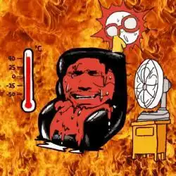 热化了表情包大全好热啊,天气已把偶的心热化