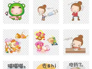 可爱卡通手绘搞笑表情包png免扣素材图片模板下载10.22mb办公商务大全生活工作