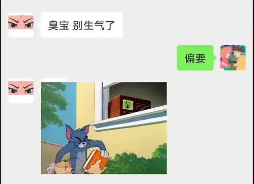 对象生气了怎么办猫和老鼠表情包搞笑视频经典段子