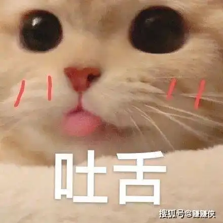 表情包拿图片委屈到嘟嘴,吐舌头,偷偷抹眼泪