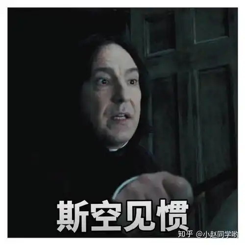 哈哈哈哈利波特表情包斯内普教授小可爱来啦