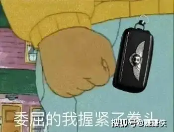 表情包图片委屈的我握紧了拳头