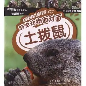 法国经典儿童科普野生动物面对面土拨鼠