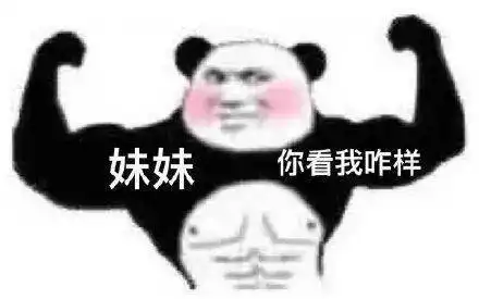 搞怪熊猫头表情包