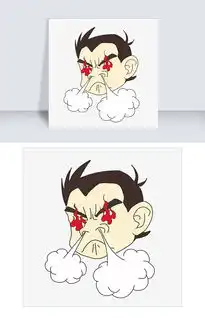 男孩好气生气表情包生气好生气生闷气图片素材psb格式下载动漫人物大全