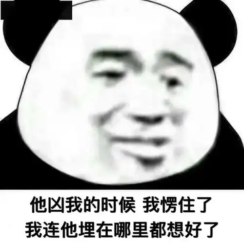 熊猫头表情包i没有富婆出现的醒醒吧
