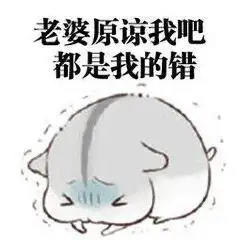 求老婆原谅专用表情包老婆你可以打我骂我,就是不能不理我