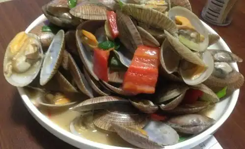 表情沙茶炒花甲的做法菜谱豆果美食表情