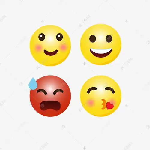 黄人开心亲亲表情包素材图片免费下载千库网