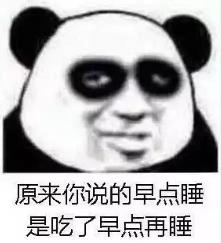 熊猫头熬夜党专用表情我能怎么办我也很想睡