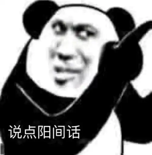 熊猫头表情包想当年我也是叱咤风云的拽姐