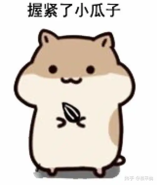 你有哪些可爱的小仓鼠表情包