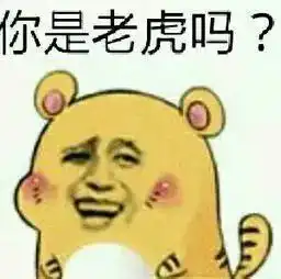 搞笑小脑斧小老虎表情包,嗷唔我超凶的