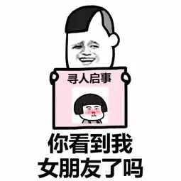 寻人启事你看到我女朋友了吗