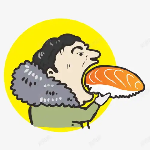 王思聪吃寿司搞笑表情包元素高清素材设计图片页面网页平面电商创意素材png素材寿司素材