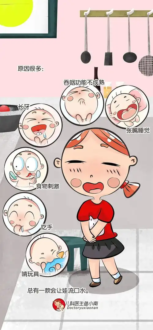 孩子确诊智力低下,4种情况流口水一定要注意