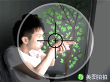 用美图拍拍助你拍出真人版cs游戏qq表情